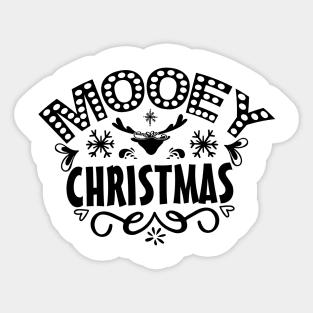 Mooey Christmas Sticker